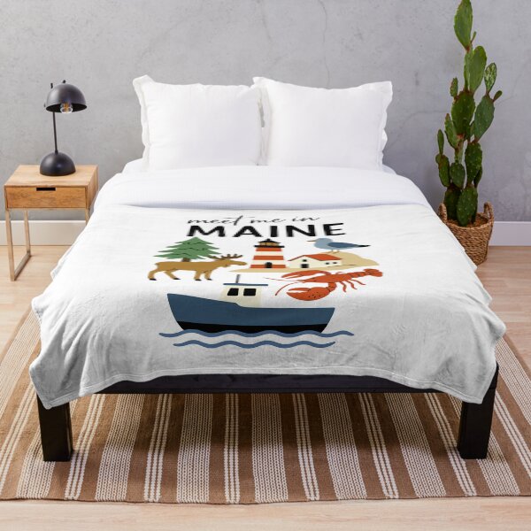 Item preview, Meet me in Maine – Hand drawn coastal charm and nature design designed and sold by CleanDecor.