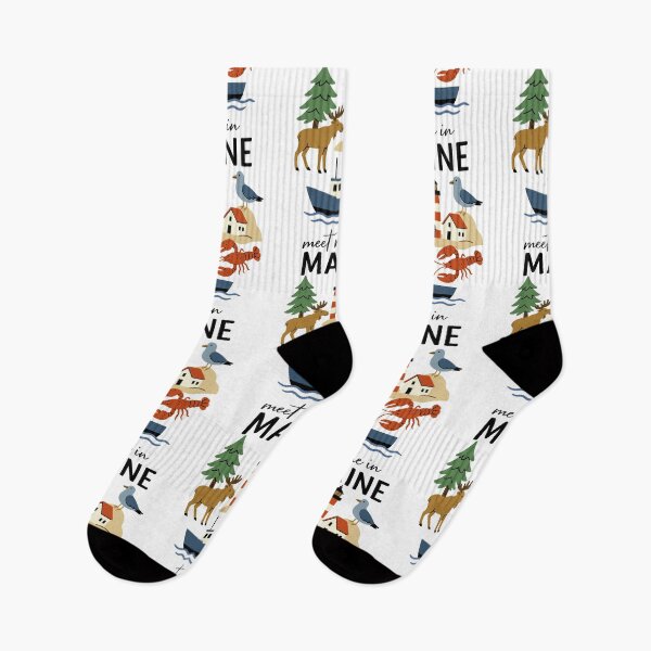 Item preview, Meet me in Maine – Hand drawn coastal charm and nature design designed and sold by CleanDecor.