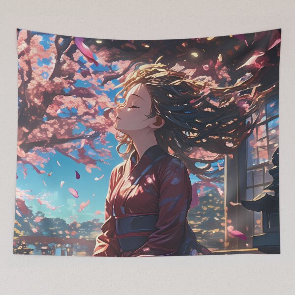 Item preview, Shiho Nishizumi Girls und Panzer Anime Cherry Blossom Meditation designed and sold by earlobejerk.