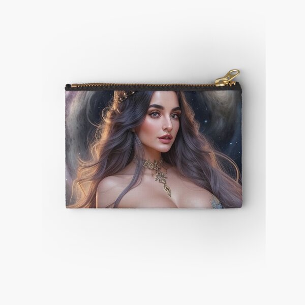 Item preview, Warrior of Aries – Fire Sign Goddess with Cosmos and Flame designed and sold by MissSaylor.