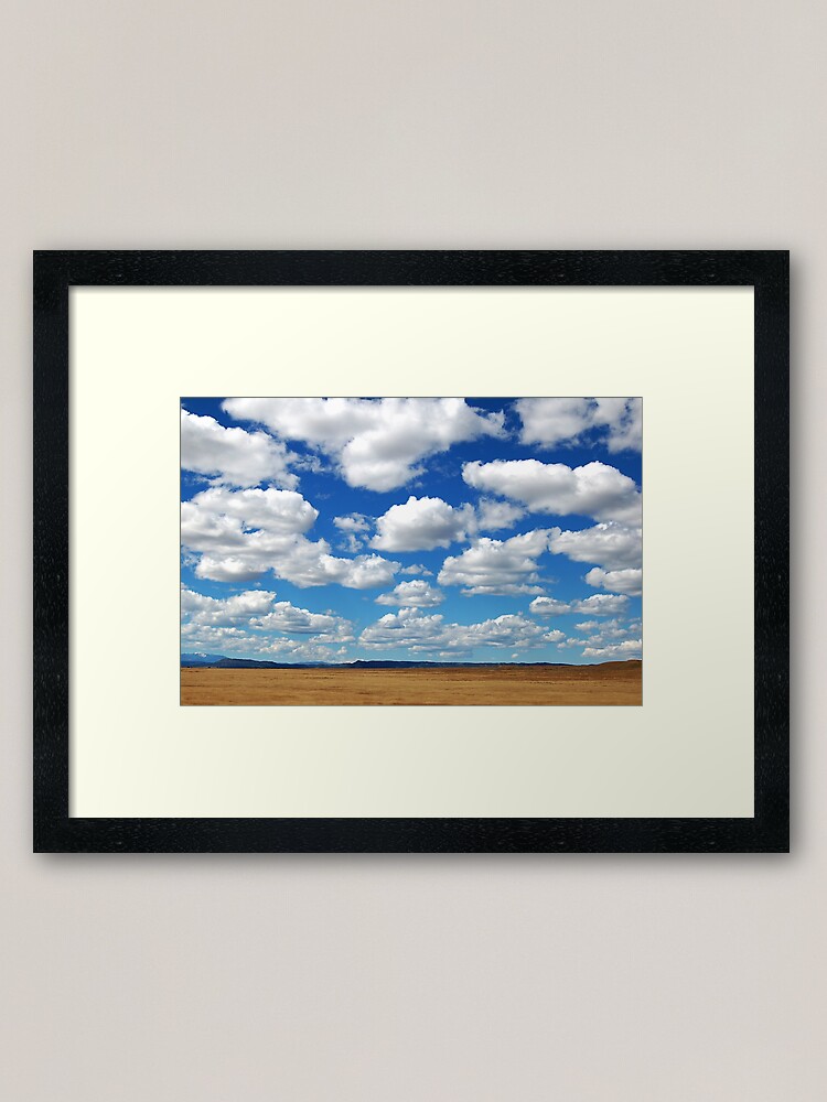 Alternate view of Big Sky Clouds Framed Art Print