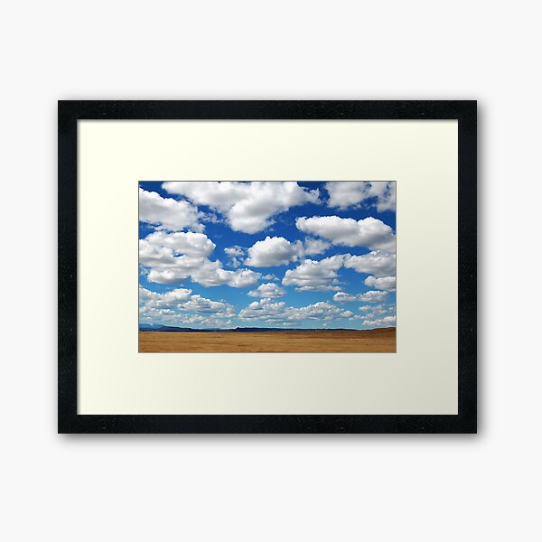 Big Sky Clouds Framed Art Print