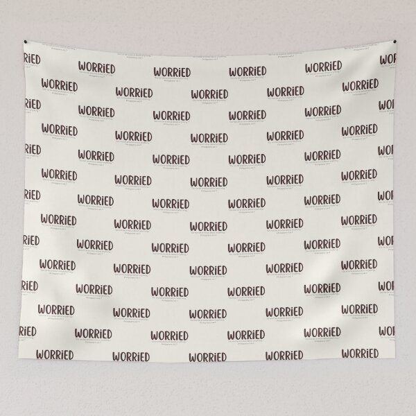 Item preview, "Worried But Guarded – Philippians 4:6-7 Christian Design" designed and sold by Illustrated Faith.