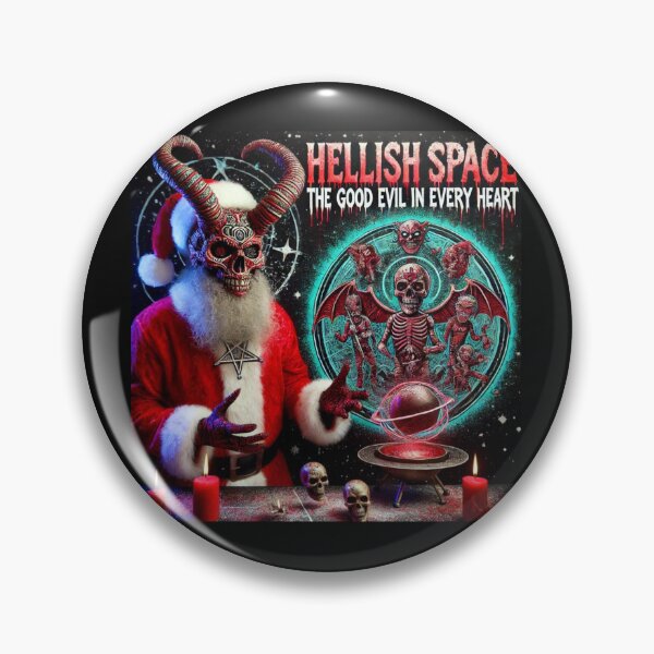 Item preview, Demonic Santa Red Orb Pentagram designed and sold by Voodoo Store Paranormal Collections.