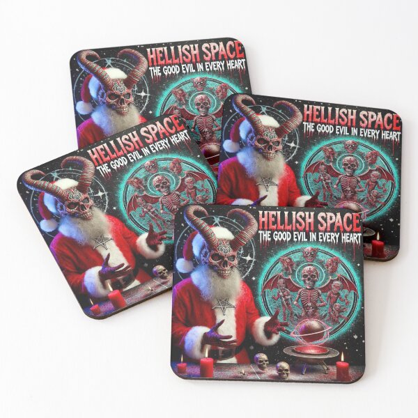 Item preview, Demonic Santa Red Orb Pentagram designed and sold by Voodoo Store Paranormal Collections.