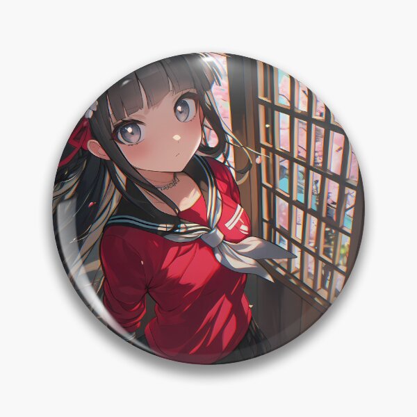 Item preview, Stylish Maki Harukawa Danganronpa Anime Girl Cherry Blossom designed and sold by earlobejerk.