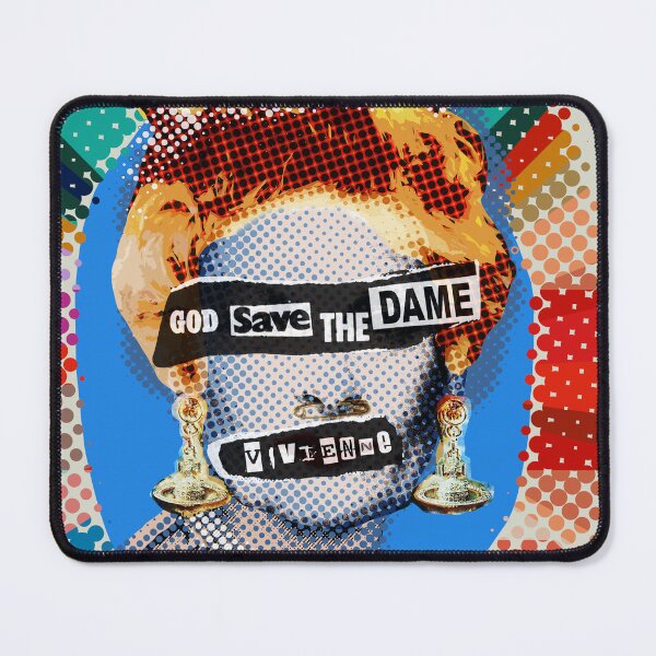 Item preview, God Save The Dame - White designed and sold by Big Fat Arts.