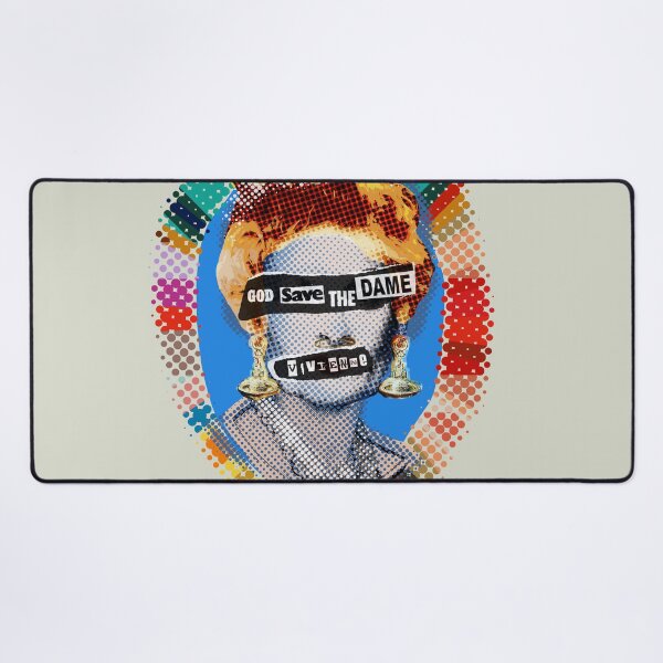 Item preview, God Save The Dame - White designed and sold by Big Fat Arts.
