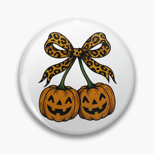 Item preview, Leopard Bow Jack O Lantern Halloween Pumpkin Cute Coquette Aesthetic designed and sold by Jolycoco.