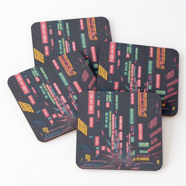 Item preview, Neon Dreams: Midnight in the Metropolis designed and sold by kacperartdesign.
