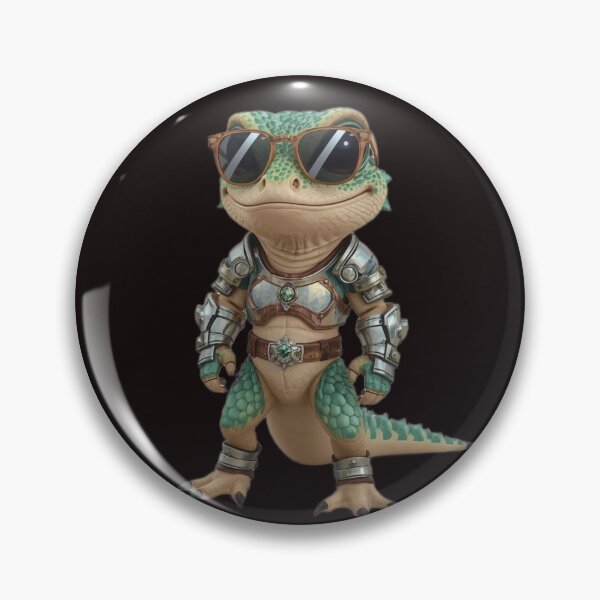 Item preview, Smug Crocodile Warrior | Taunting Enemy | Moodimals Collection designed and sold by Simple Nature Studio.