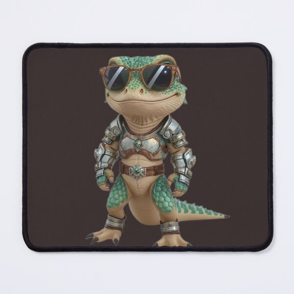 Item preview, Smug Crocodile Warrior | Taunting Enemy | Moodimals Collection designed and sold by Simple Nature Studio.