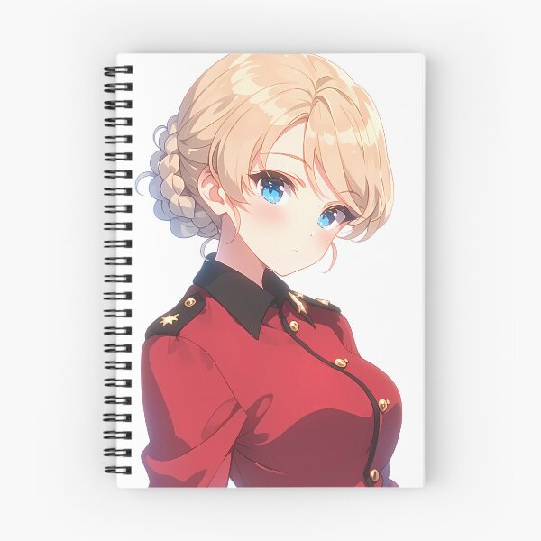 Aperçu de l'œuvre Darjeeling Girls et Panzer Uniform Portrait Élégance sereine créée et vendue par earlobejerk.
