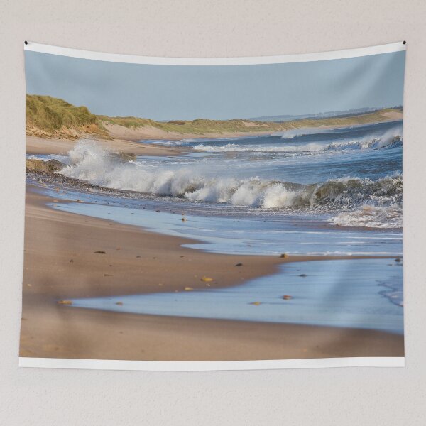 Item preview, Blustery Day and Stormy Sea at Druridge Bay  designed and sold by Violaman.