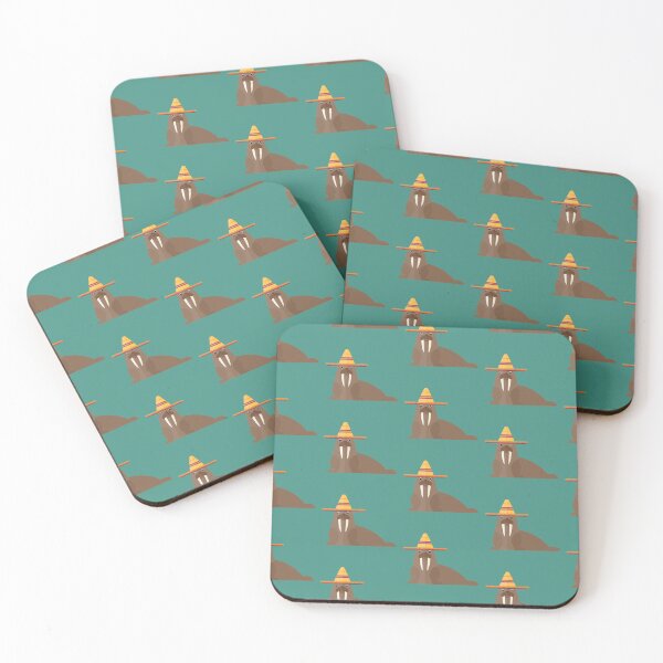 Item preview, Mexican walruses on blue designed and sold by reneesillus.