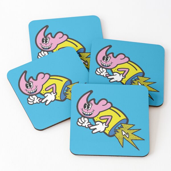 Item preview, Rocket Rhino Pop Art Character Retro Cartoon designed and sold by Webstudio  2Amigos.