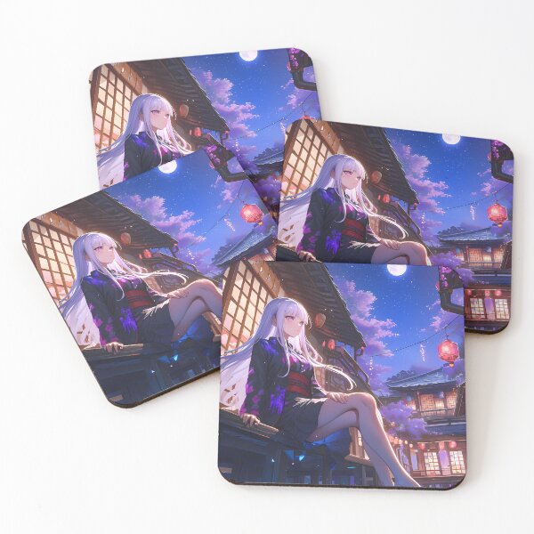 Item preview, Anime Kyoko Kirigiri Danganronpa Game Yukata Wisteria Moonlit Elegance designed and sold by earlobejerk.