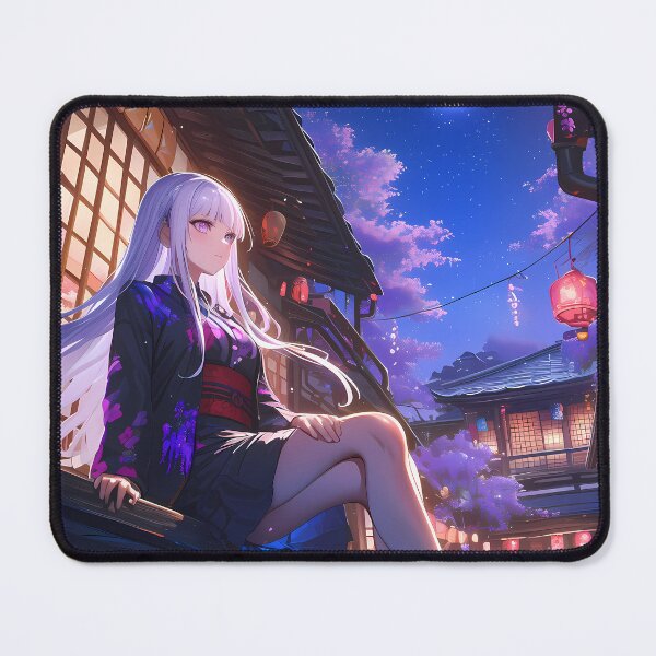 Item preview, Anime Kyoko Kirigiri Danganronpa Game Yukata Wisteria Moonlit Elegance designed and sold by earlobejerk.