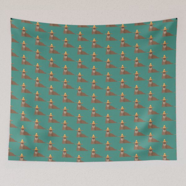 Item preview, Mexican walruses on blue designed and sold by reneesillus.