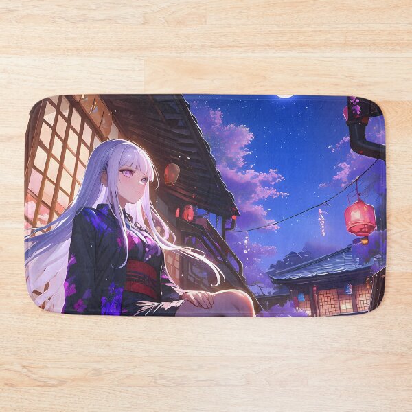 Item preview, Anime Kyoko Kirigiri Danganronpa Game Yukata Wisteria Moonlit Elegance designed and sold by earlobejerk.