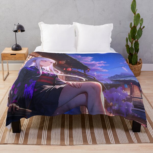 Item preview, Anime Kyoko Kirigiri Danganronpa Game Yukata Wisteria Moonlit Elegance designed and sold by earlobejerk.