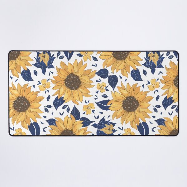 Item preview, Aesthetic Watercolor Pattern Sunflowers And Leaf designed and sold by AestHenni17.