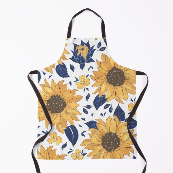 Item preview, Aesthetic Watercolor Pattern Sunflowers And Leaf designed and sold by AestHenni17.