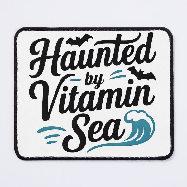 Item preview, Haunted by Vitamin Sea Funny Beach T-Shirt designed and sold by FestivityFinds.
