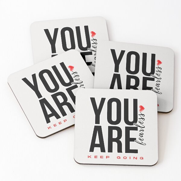 Item preview, You Are Fearless Typography Design designed and sold by WarriorsArmour.