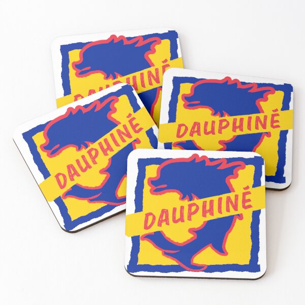 Item preview, Dauphinois emblem logo in flat design: vector illustration for t-shirt, sticker, mug, poster or modern graphic decoration designed and sold by LAntoine_.