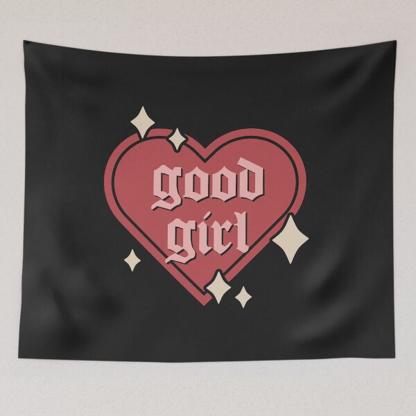 Item preview, Good Girl – Romantic Gothic Heart Aesthetic Design designed and sold by CranberrySodaCo.