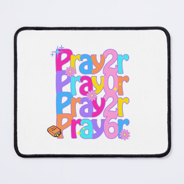 Item preview, "Colorful PRAY2R Series – Creative Christian Prayer Word Art" designed and sold by Illustrated Faith.