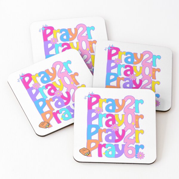 Item preview, "Colorful PRAY2R Series – Creative Christian Prayer Word Art" designed and sold by Illustrated Faith.