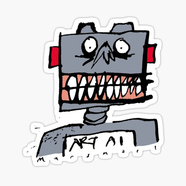 Artikel-Vorschau von Robo-KI, designt und verkauft von MarshallCartoon.