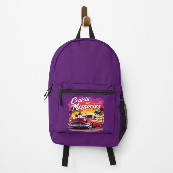 Item preview, Cruisin for Memories Vintage Car Print | Retro Sunset Automobile Design designed and sold by TheGaliyaStudio.