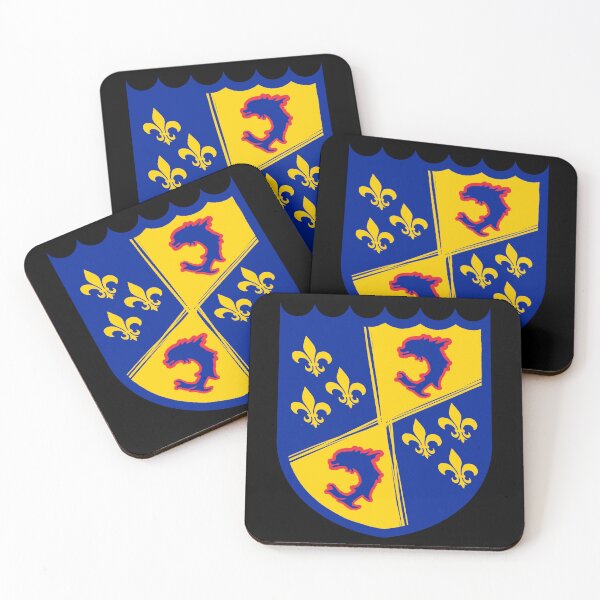 Item preview, Dauphiné Isérois Coat of Arms Fleur de lys logo HD in flat design: vector illustration for t-shirt, sticker, mug, poster or modern graphic decoration designed and sold by lantoinetoine.