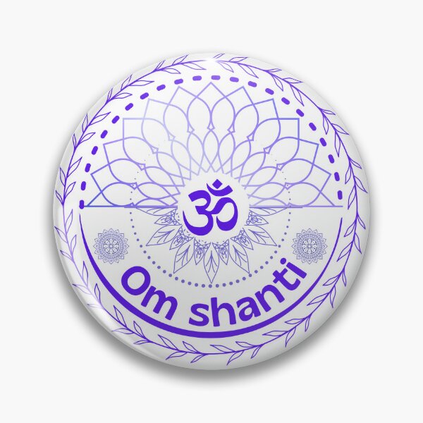Item preview, OM SHANTI MANDALA MANTRA designed and sold by Mantralia Studio.