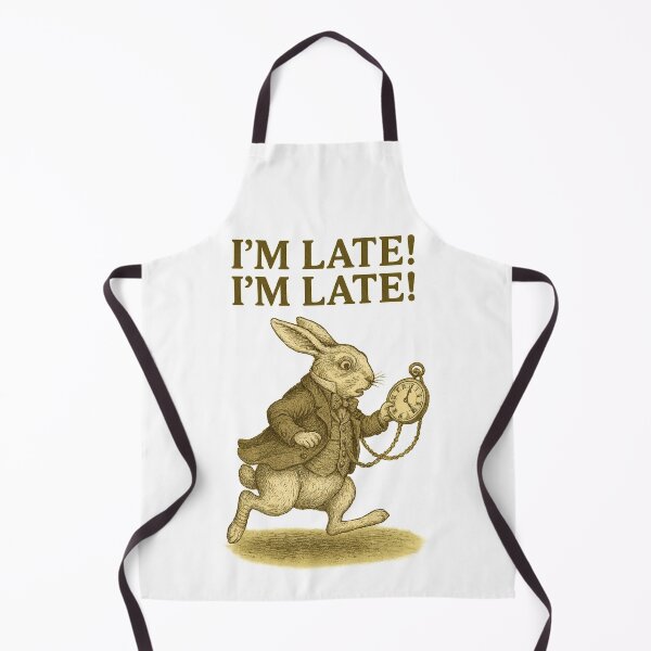 Item preview, I'm Late! - Victorian White Rabbit designed and sold by DandoLaTalla.