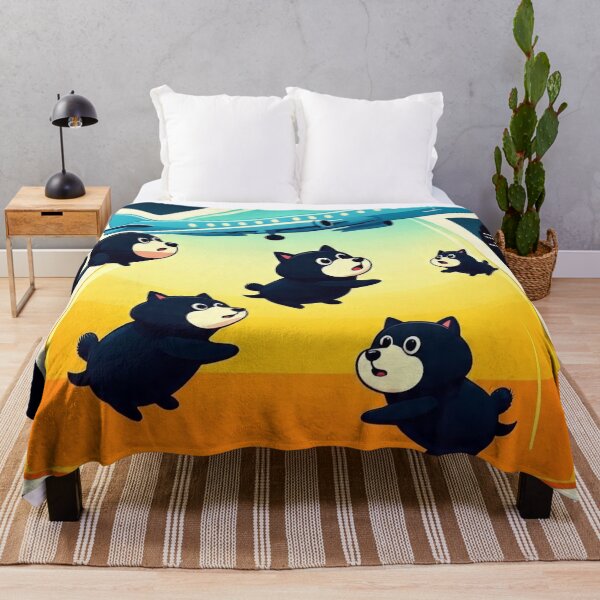 Item preview, Jello Jet Abduction | Fluffy Dog Chaos in the Sky designed and sold by Esterlane.