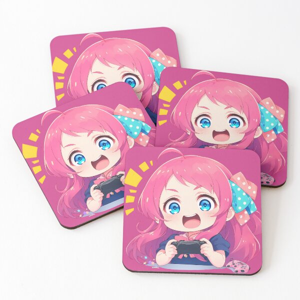 Item preview, Sakura Minamoto Zombieland Saga Anime Chibi Gamer Pink Hair designed and sold by earlobejerk.
