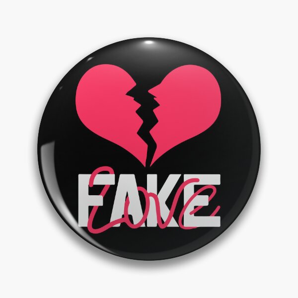 Item preview, Broken Heart Fake Love Design designed and sold by karambarang.