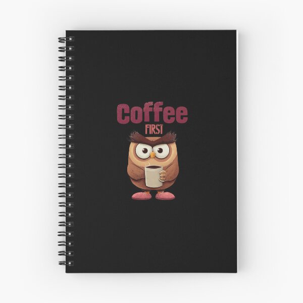 Item preview, Coffee First Owl Morning Routine designed and sold by Blurbean.
