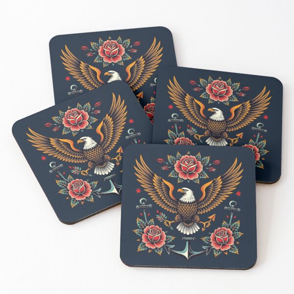 Item preview, Traditional Eagle Tattoo  designed and sold by Planetporridge.