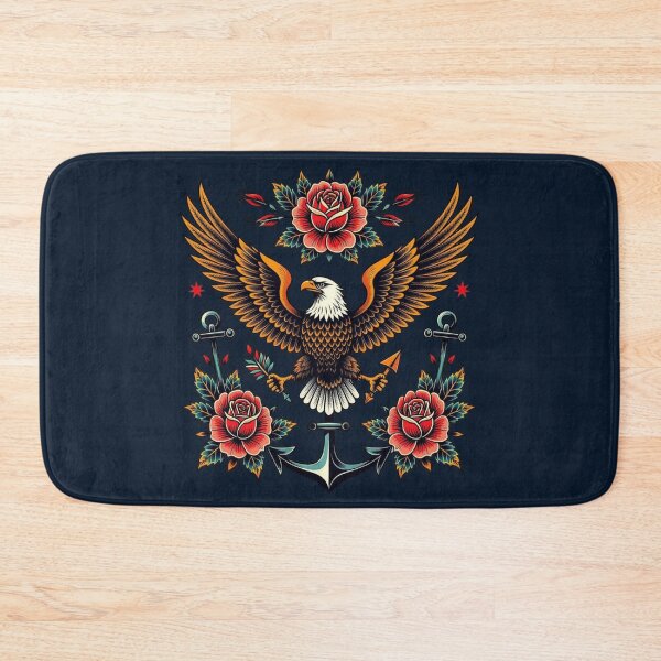 Item preview, Traditional Eagle Tattoo  designed and sold by Planetporridge.