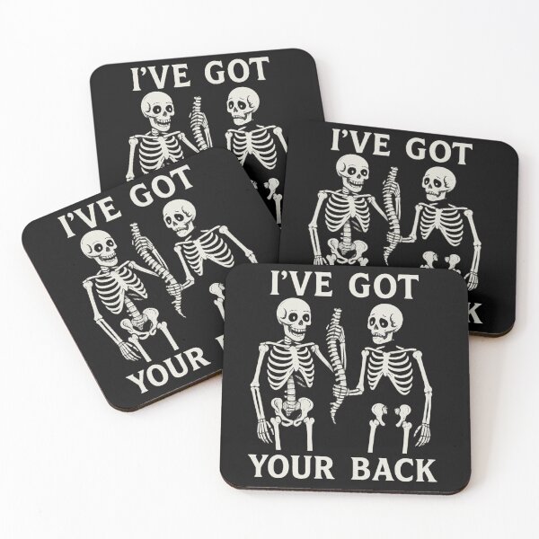 Item preview, I’ve Got Your Back – Halloween Skeleton Joke Art designed and sold by I AM BRO.