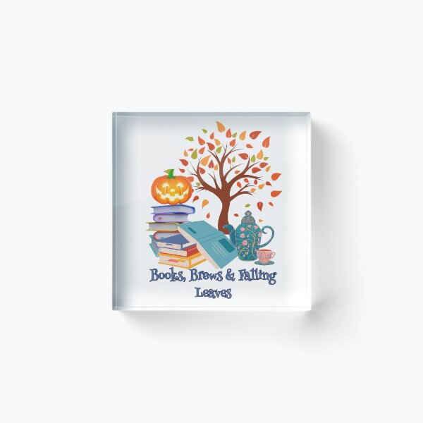 Item preview, T-Shirt Books Brews & Falling Leaves - Autumn Reading Pumpkin Fall Tree Tee designed and sold by Estelle Printworks.
