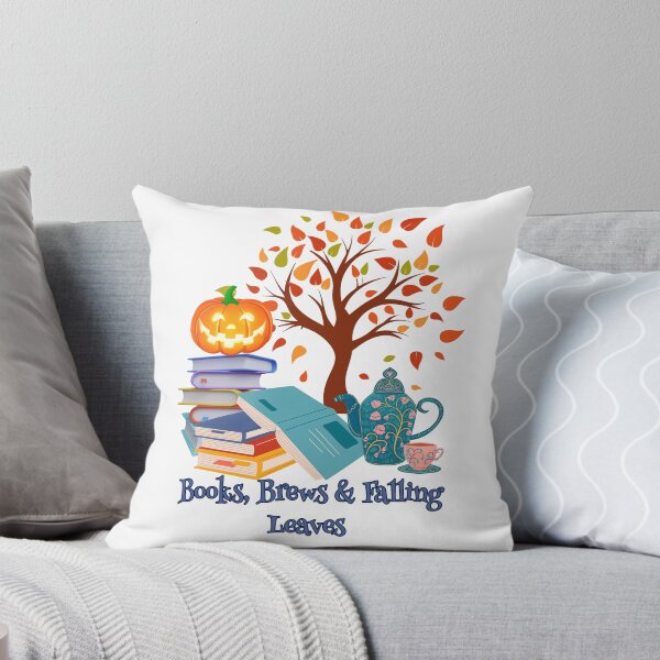 Item preview, T-Shirt Books Brews & Falling Leaves - Autumn Reading Pumpkin Fall Tree Tee designed and sold by Estelle Printworks.