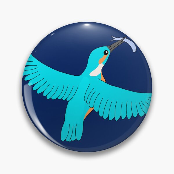 Item preview, Common Kingfisher designed and sold by Leapingdoe.