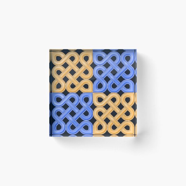 Item preview, Celtic knot two colour tiles designed and sold by ChimaGraphics.