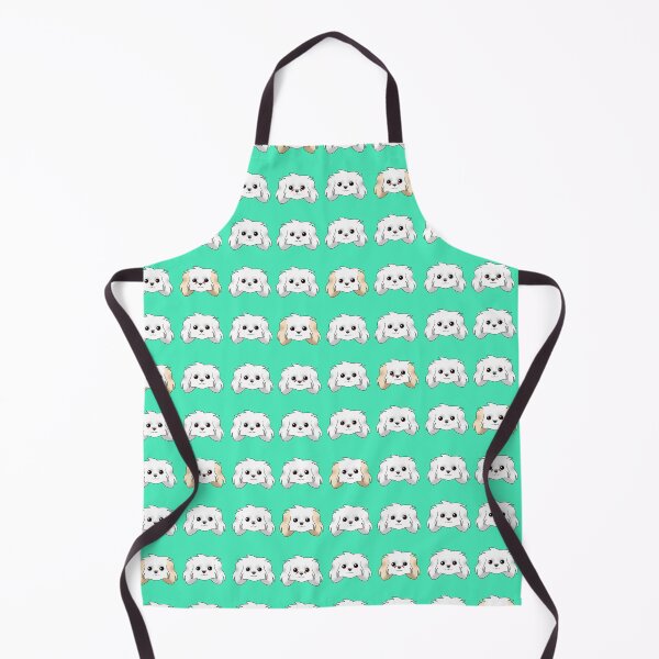 Item preview, Maltese Pattern Teal Background designed and sold by OliRoseArt.